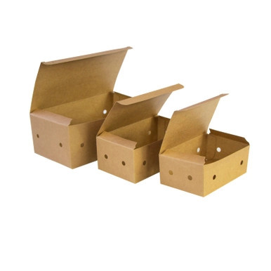 Small Kraft Snack Box  - L:4.49in W:2.87in H:1.77in - 500pcs Small Kraft Snack Box  - L:4.49in W:2.87in H:1.77in - 500pcs