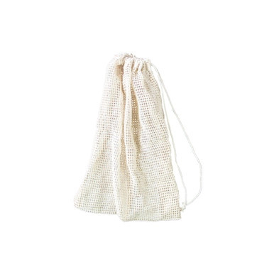 Natural Cotton Mesh Bag  - W:11.8in H:13.4 - 50 pcs Natural Cotton Mesh Bag  - W:11.8in H:13.4 - 50 pcs