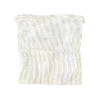 Natural Cotton Mesh Bag  - W:11.8in H:13.4 - 50 pcs Natural Cotton Mesh Bag  - W:11.8in H:13.4 - 50 pcs