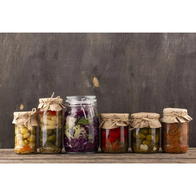 Round reusable jar glass with aluminium cap - 8.4oz D:2.75in W:2.91in H:3.26in - 20 pcs Round reusable jar glass with aluminium cap - 8.4oz D:2.75in W:2.91in H:3.26in - 20 pcs