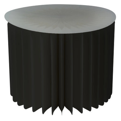 Black Folding Buffet Riser - D:11.8in H:15.75in - 6pcs Black Folding Buffet Riser - D:11.8in H:15.75in - 6pcs