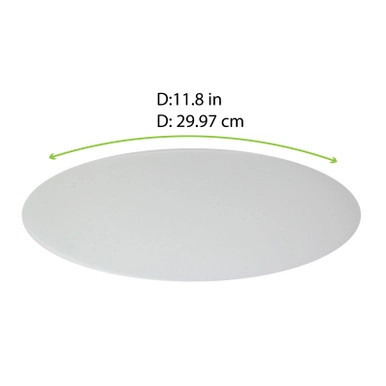 Round Acrylic Plate - D:11.80in - 10pcs Round Acrylic Plate - D:11.80in - 10pcs