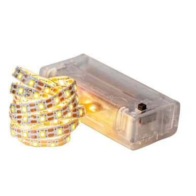 Battery-Powered Adhesive Light Strip - H:39.37in - 10pcs Battery-Powered Adhesive Light Strip - H:39.37in - 10pcs