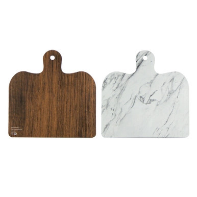 Double Face Marble/Wooden Cardboard Planks For Mezze/Tapas - L:8in W:8in - 200 pcs Double Face Marble/Wooden Cardboard Planks For Mezze/Tapas - L:8in W:8in - 200 pcs
