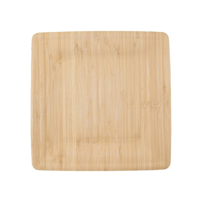 Bamboo Veneer Round Plate - D:11.1in H:0.7in - 100 pcs