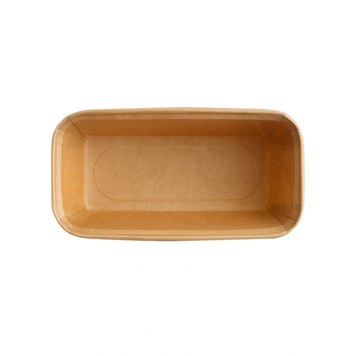 Rectangular Kraft Paper Baking Mold - 38oz L:9.3in W:4.5in H:1.7in - 1000 pcs