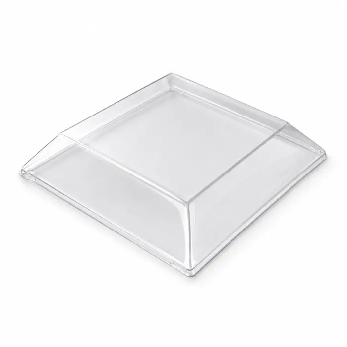 Square Samurai Wooden Dish -34oz L:7.9in W:7.9in H:1.2in - 100 pcs