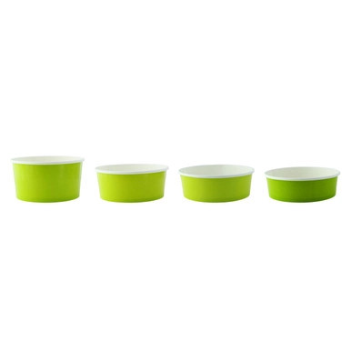 Buckaty Round Green To Go Container - 24oz D:5.9in H:2.4in - 360 pcs