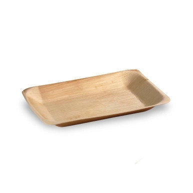Rectangular Palm Leaf Tray - L:11.02in W:7.08in H:0.59in - 100 pcs Rectangular Palm Leaf Tray - L:11.02in W:7.08in H:0.59in - 100 pcs