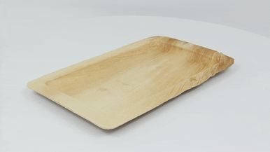 Rectangular Palm Leaf Tray - L:11.02in W:7.08in H:0.59in - 100 pcs Rectangular Palm Leaf Tray - L:11.02in W:7.08in H:0.59in - 100 pcs