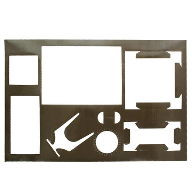 integrate in VIP section with VIP's - L:16.1in W:10.6in H:1in - 25 pcs