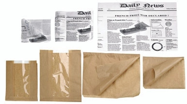 Brown Kraft Bag Opens 2 Sides - L:4.3in W:4.3in - 1000 pcs Brown Kraft Bag Opens 2 Sides - L:4.3in W:4.3in - 1000 pcs