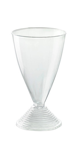 Plastic Stemmed Wine Glass - 5oz D:2.7in H:4.7in - 120 pcs