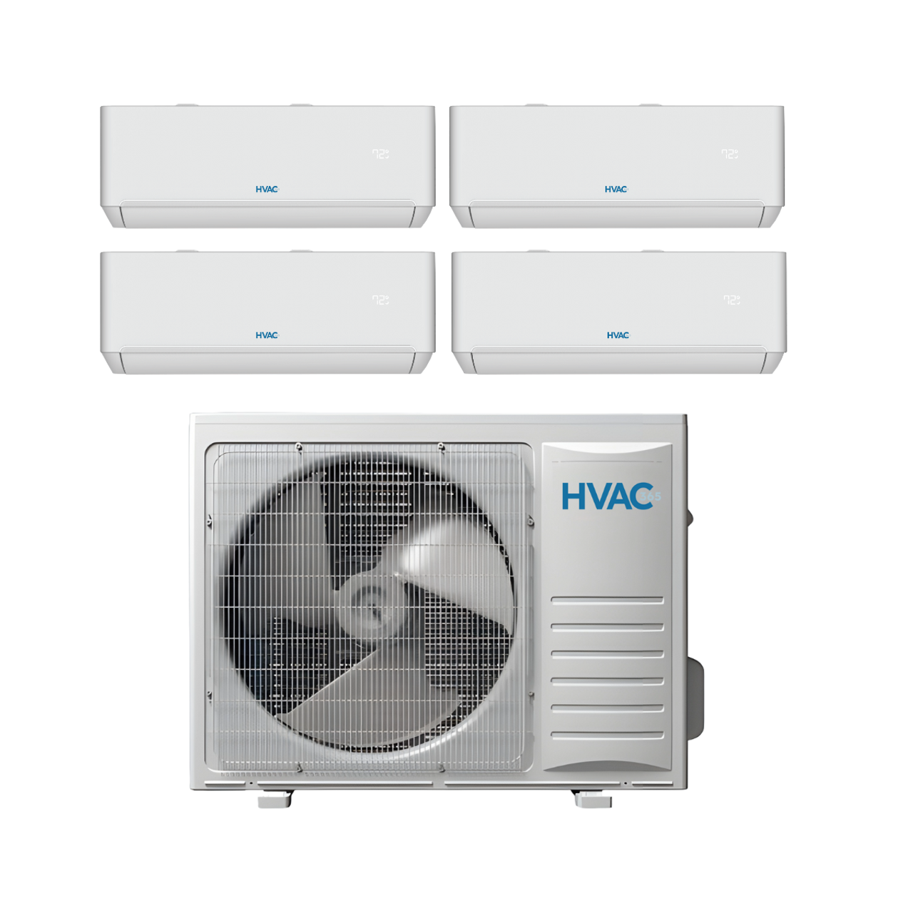 Ductless Mini Split Quad Zone
