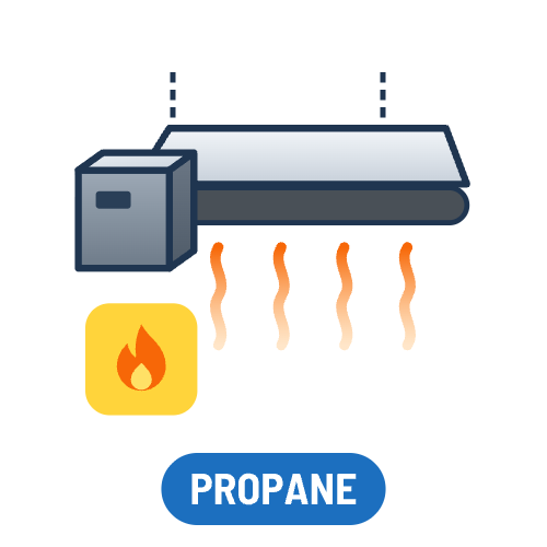 Propane Tube Heaters