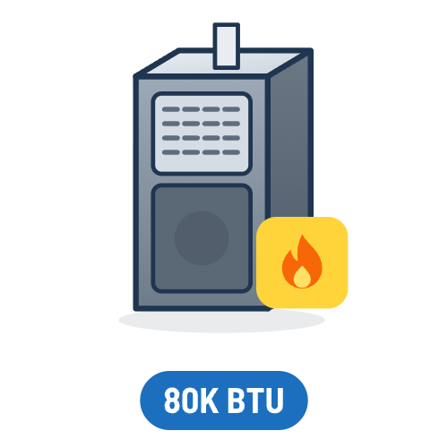 80,000 BTU Downflow Gas Furnaces