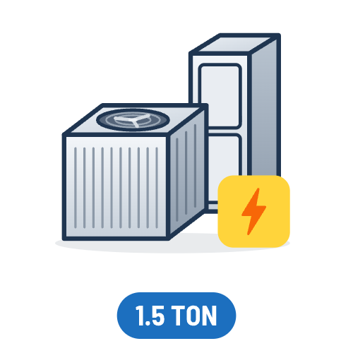 1.5 Ton Heat Pump Split System