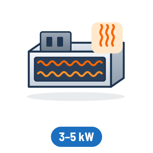 3-5 kW Heat Strips
