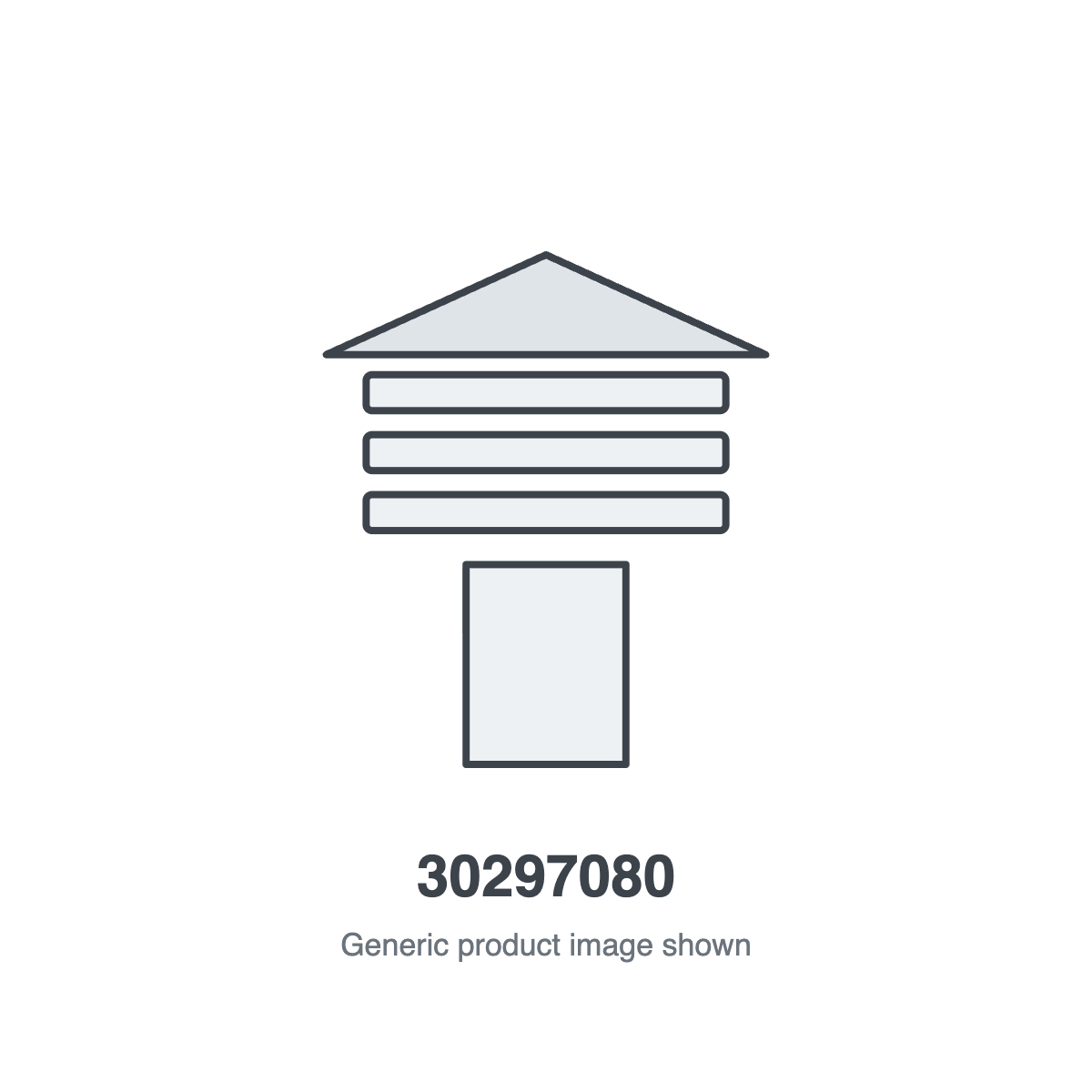 Sunstar 30297080 8" Vent Cap - generic product illustration