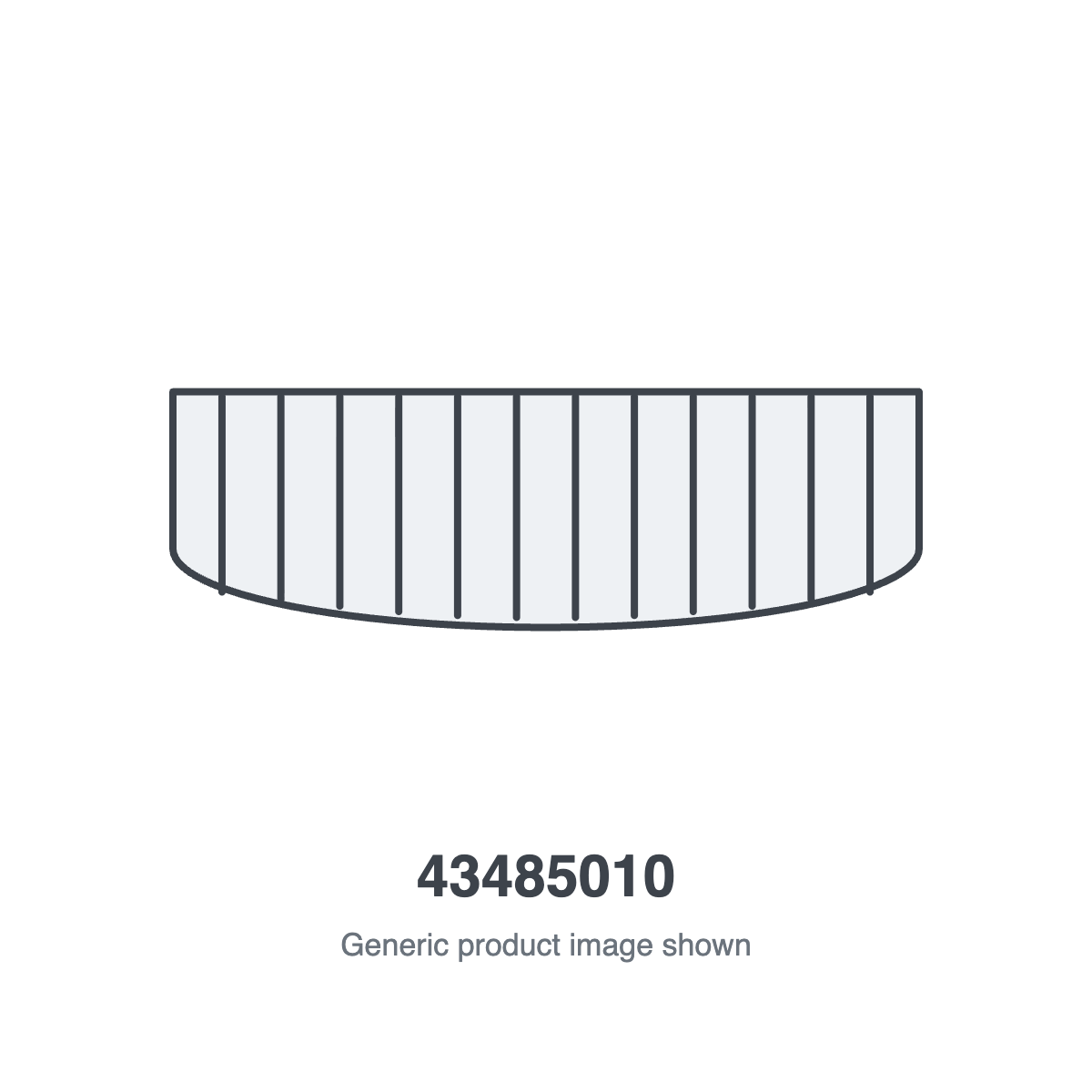 Sunstar 43485010 8' Emitter Guard Kit with Decorative Grille & Side Panels - generic product illustration