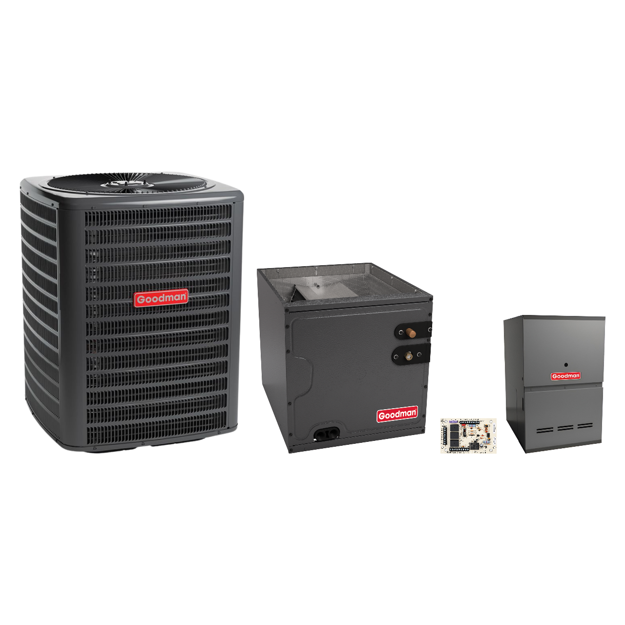 Goodman 1.5 Ton Heat Pump & Gas Furnace Dual Fuel System