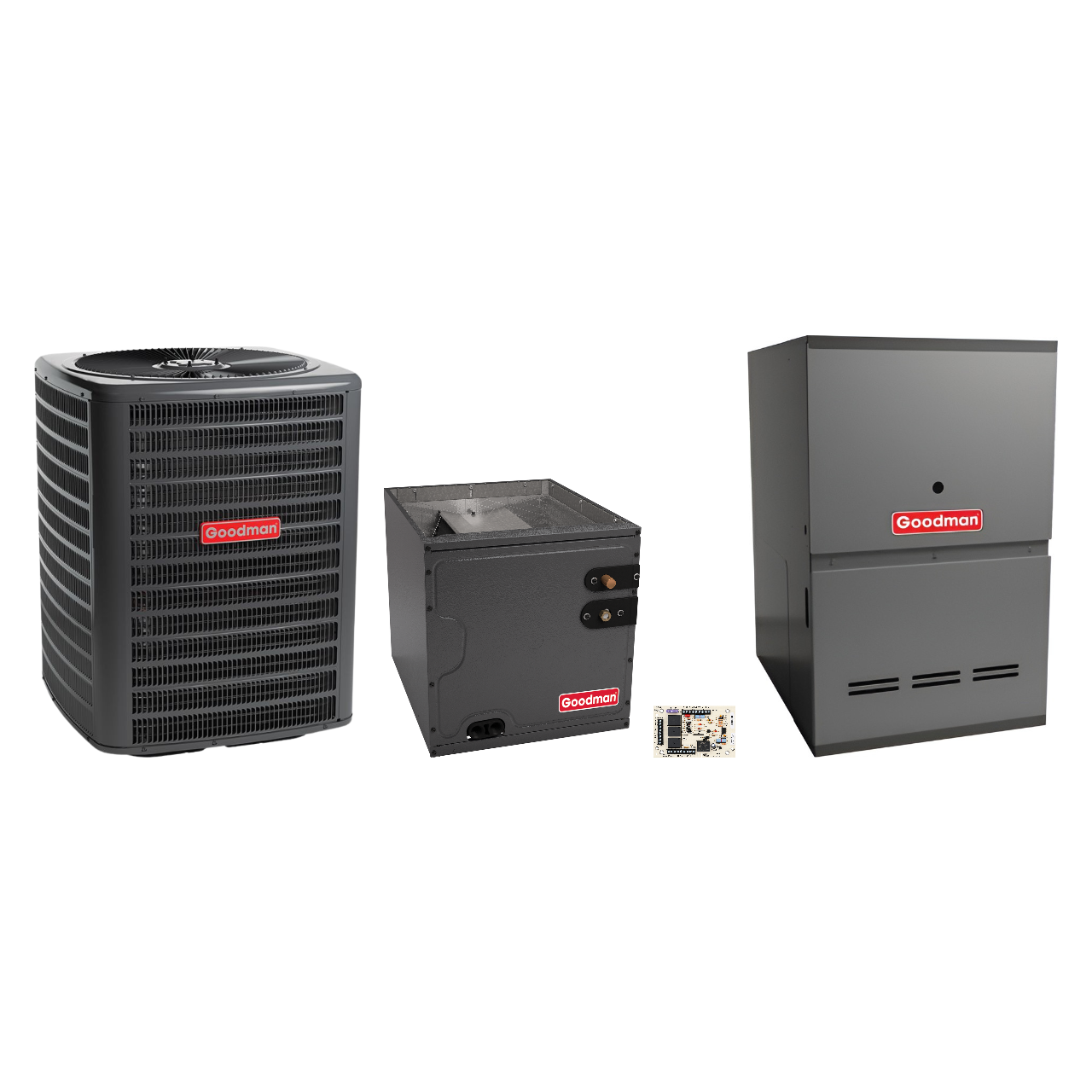Goodman 1.5 Ton Heat Pump & Gas Furnace Dual Fuel System