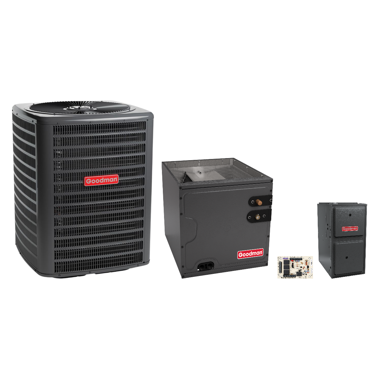 Goodman 1.5 Ton Heat Pump & Gas Furnace Dual Fuel System