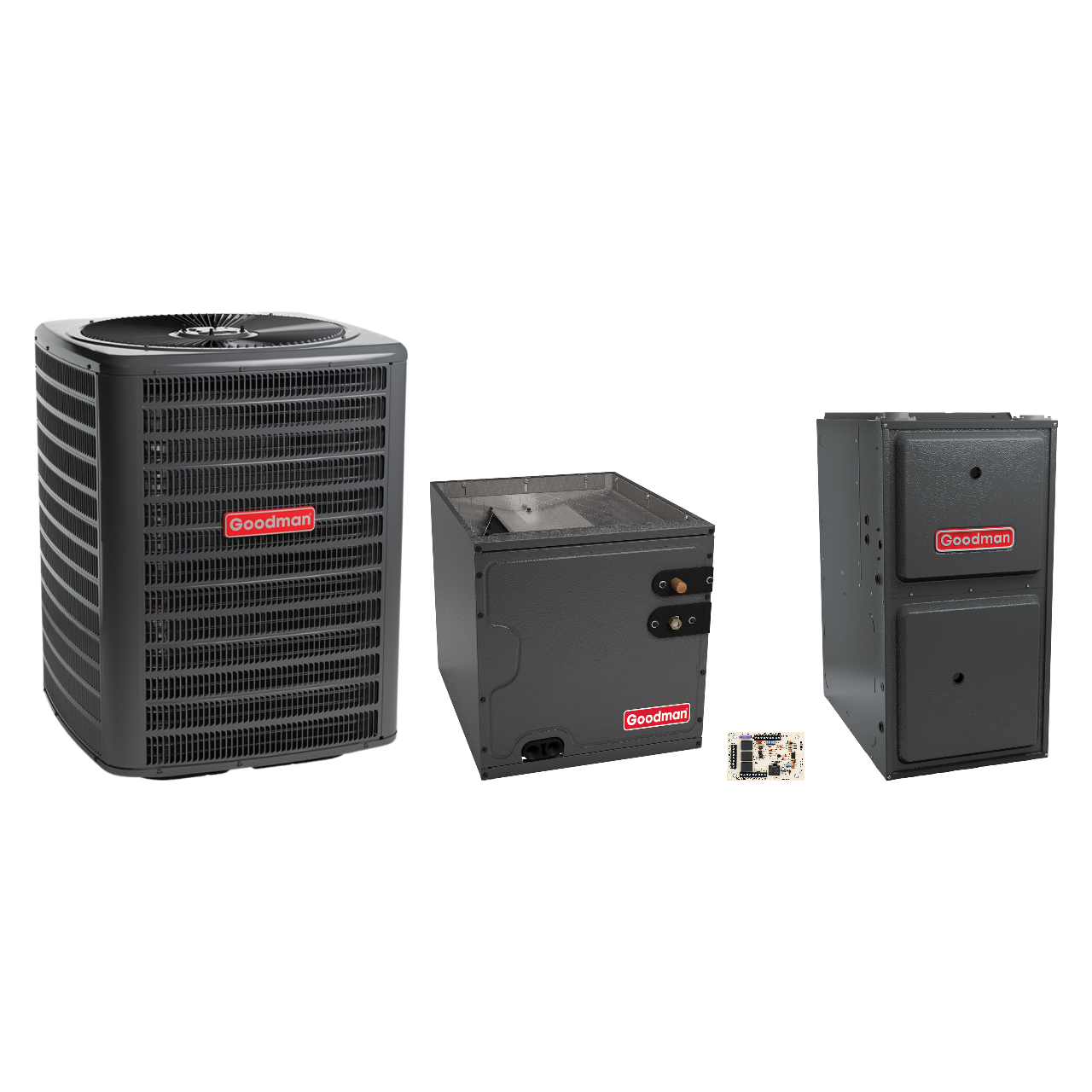 Goodman 2.5 Ton Heat Pump & Gas Furnace Dual Fuel System