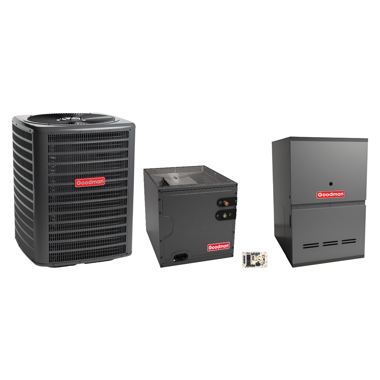 Goodman 2.5 Ton Heat Pump & Gas Furnace Dual Fuel System