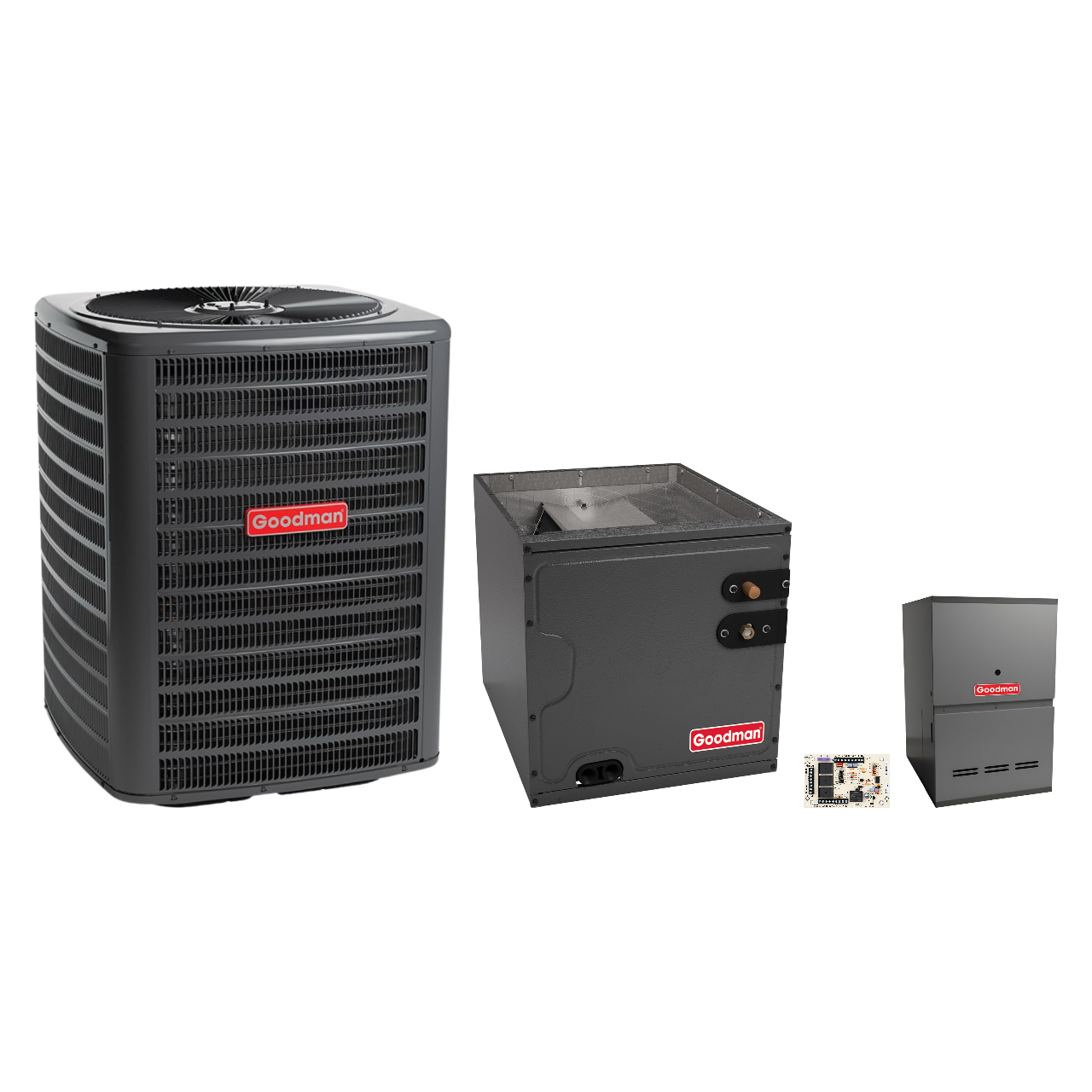Goodman 2.5 Ton Heat Pump & Gas Furnace Dual Fuel System