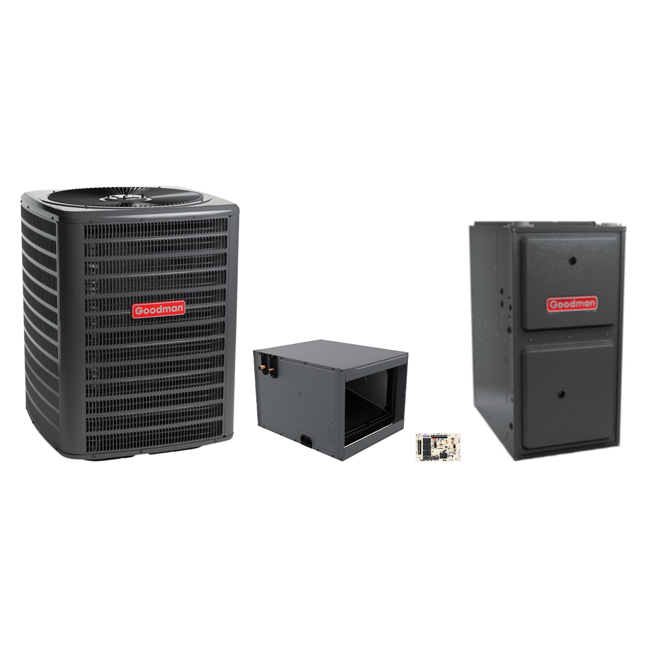 Goodman 2.5 Ton Heat Pump & Gas Furnace Dual Fuel System