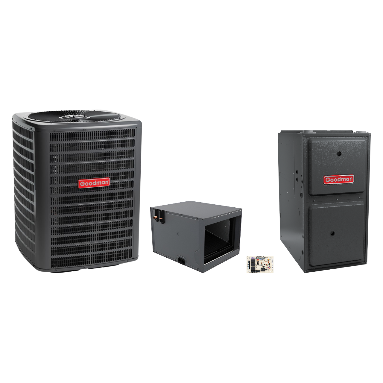 Goodman 2.5 Ton Heat Pump & Gas Furnace Dual Fuel System