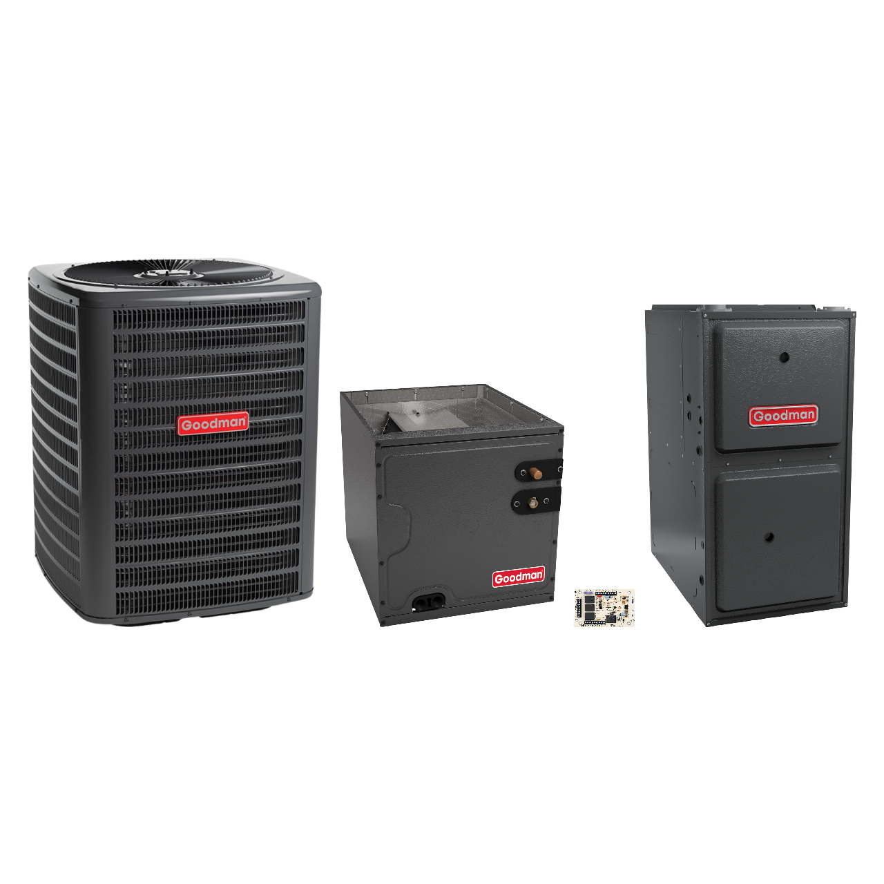 Goodman 2.5 Ton Heat Pump & Gas Furnace Dual Fuel System