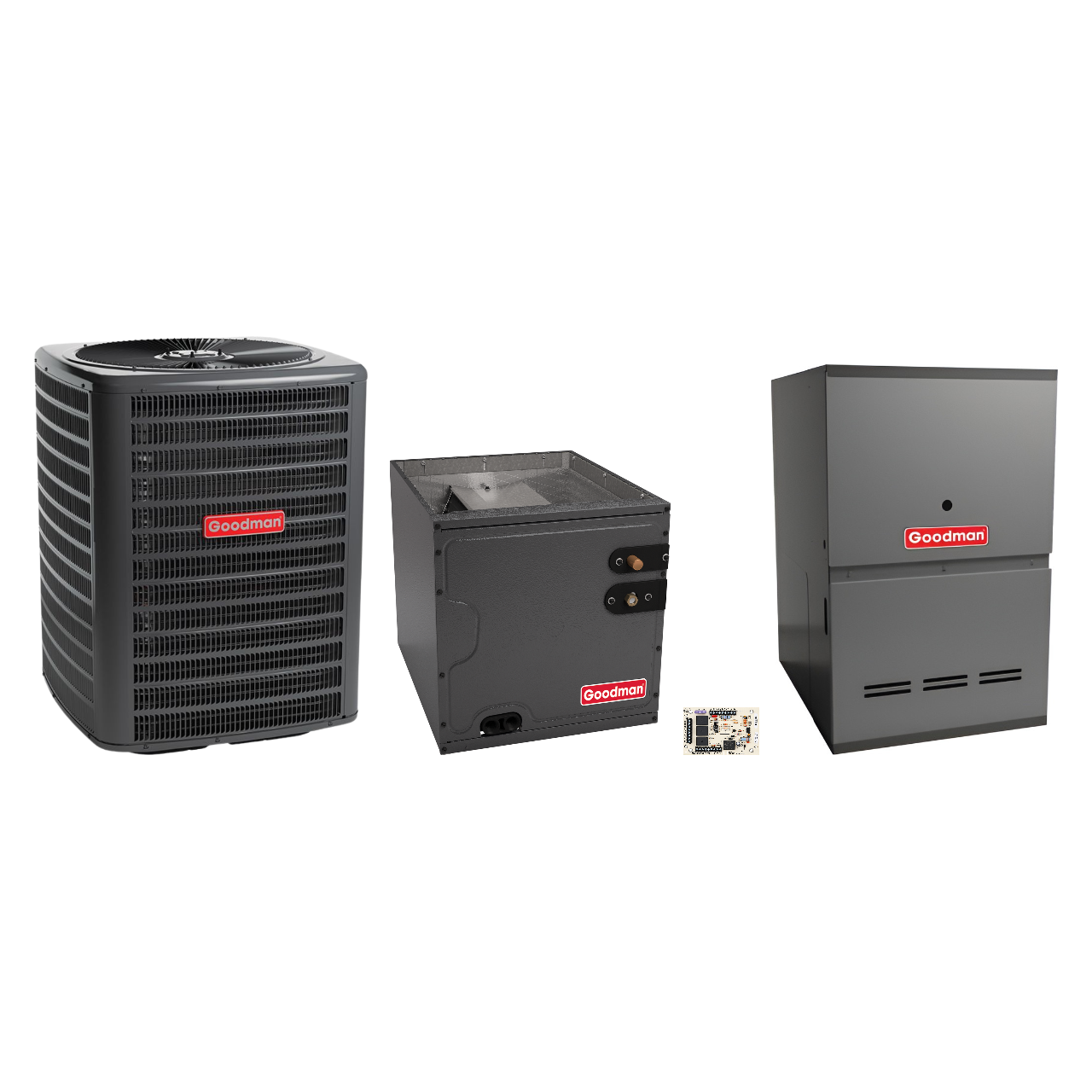 Goodman 3 Ton Heat Pump & Gas Furnace Dual Fuel System