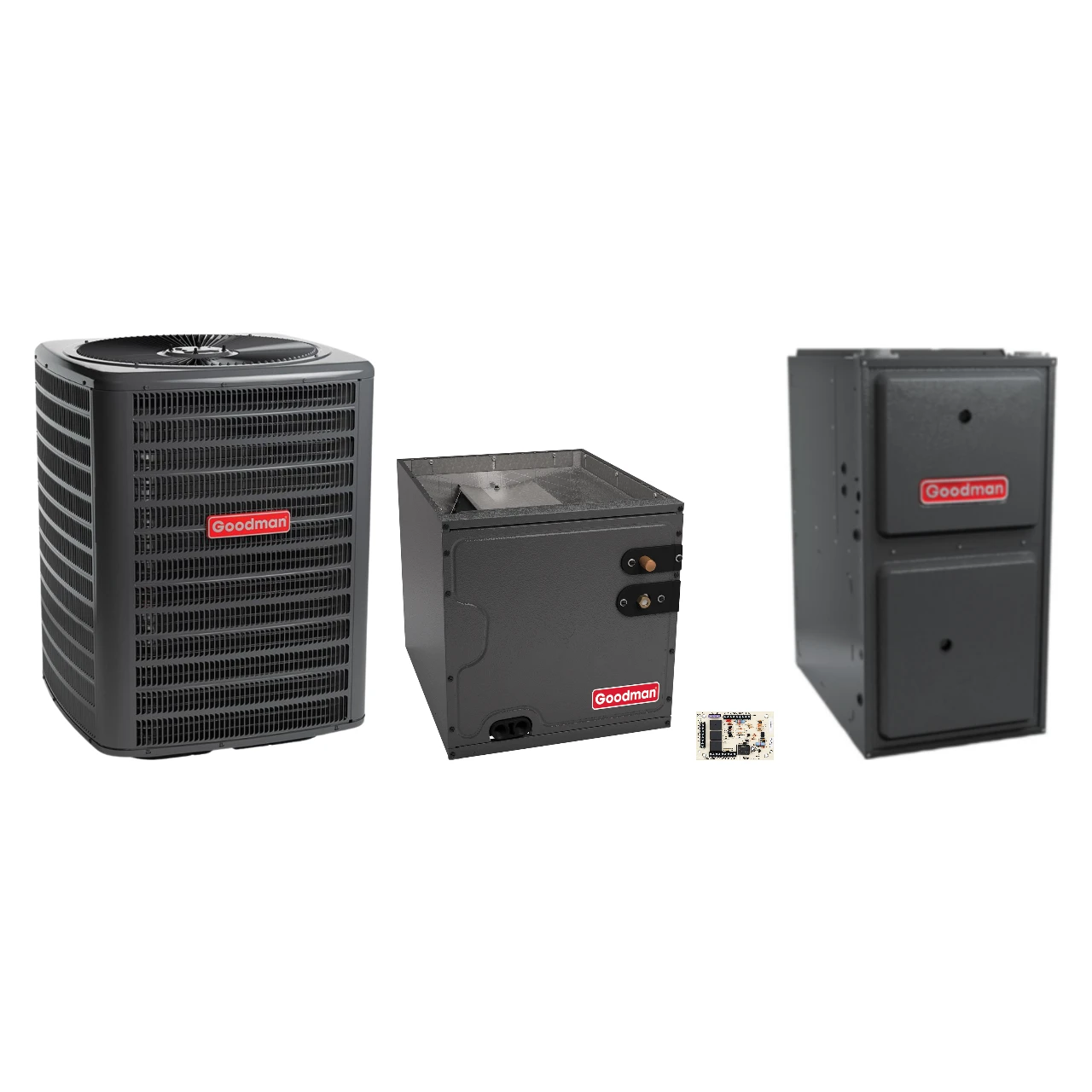 Goodman 3 Ton Heat Pump & Gas Furnace Dual Fuel System