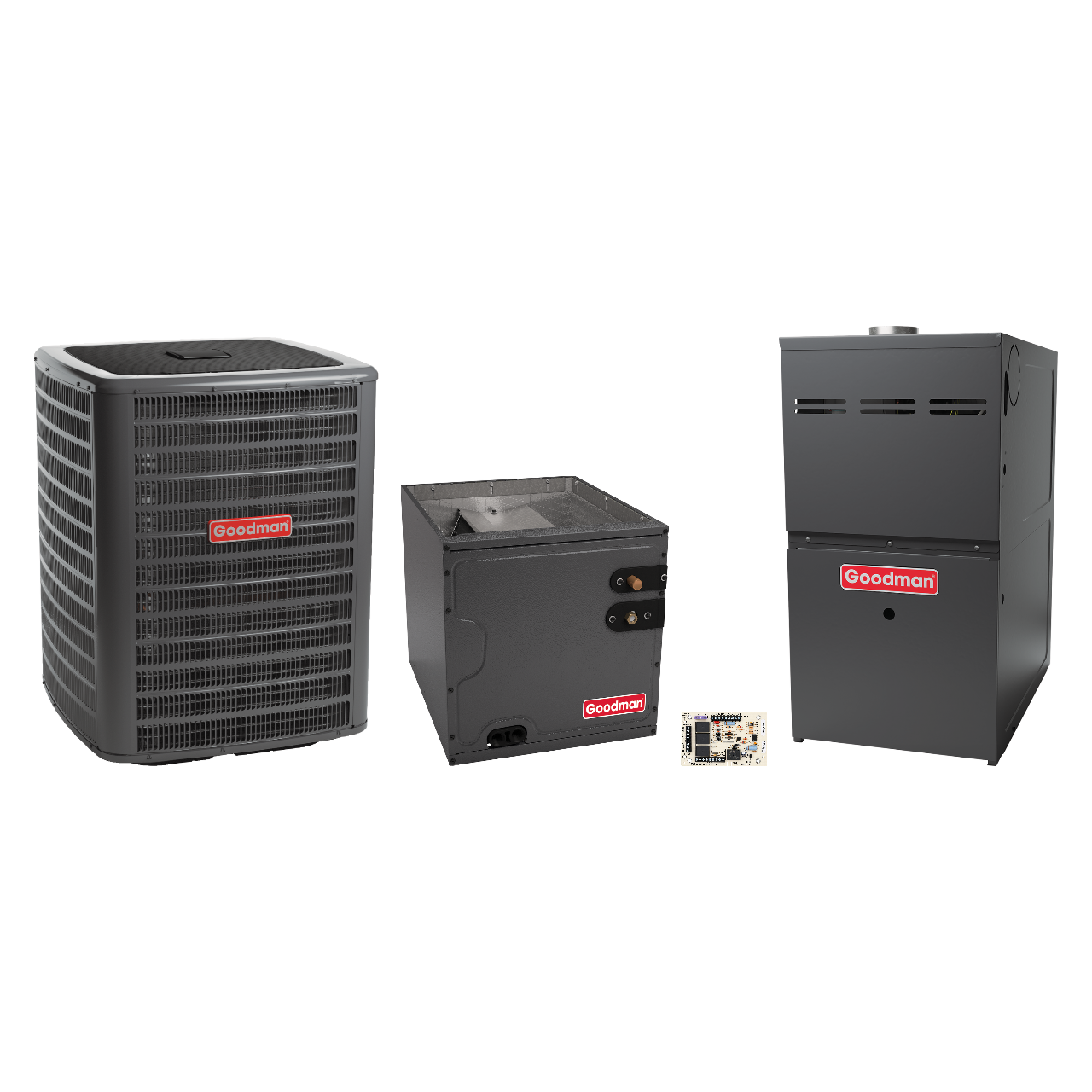 Goodman 1.5 Ton Heat Pump & Gas Furnace Dual Fuel System
