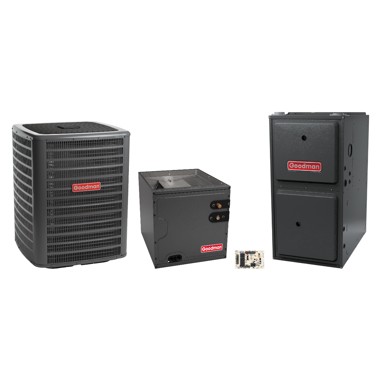 Goodman 1.5 Ton Heat Pump & Gas Furnace Dual Fuel System
