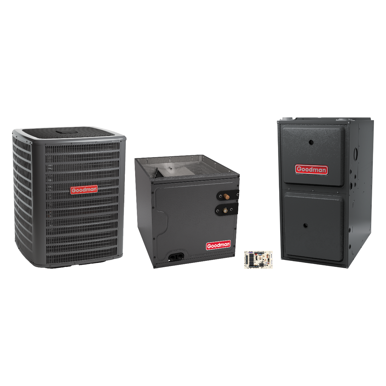 Goodman 1.5 Ton Heat Pump & Gas Furnace Dual Fuel System