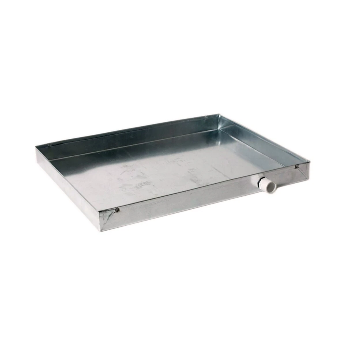 MTI 24 x 28 Inch Galvanized Drain Pan, 26 Gauge, No Drain Fitting DP2428-26NO – main product view