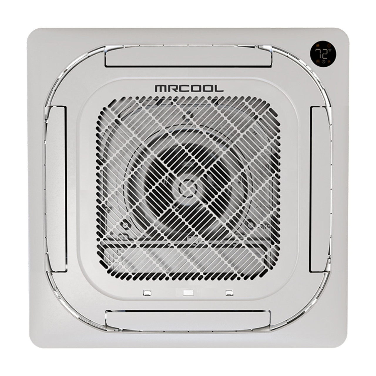 MRCOOL Olympus 4th Gen 9,000 BTU 1 Ton Ceiling Cassette Mini Split Indoor Unit with Decorative Panel R-454B 230V