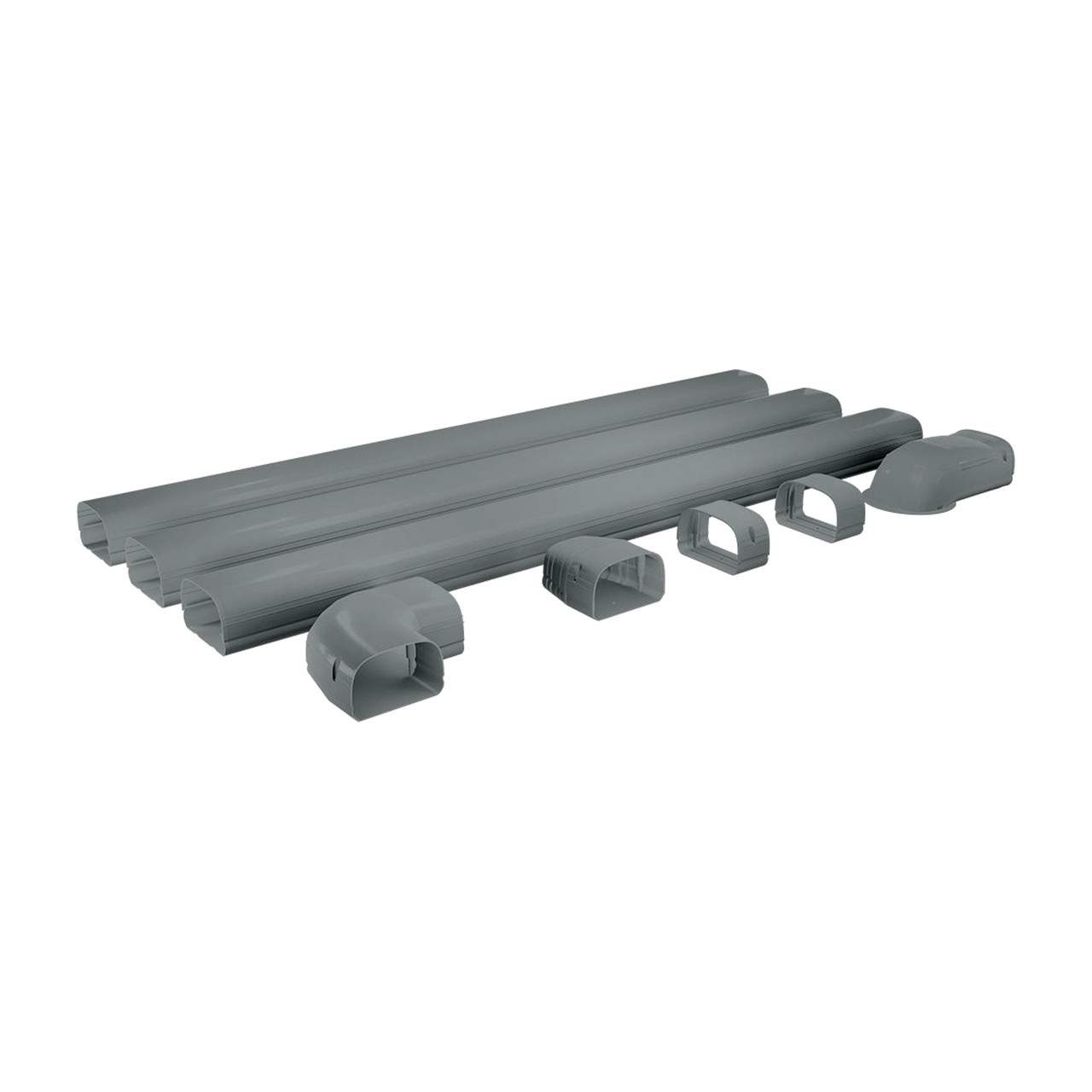 MRCOOL LineGuard 4.5 in. 16-Piece Complete Line Set Cover Kit for Ductless Mini-Split or Central System
