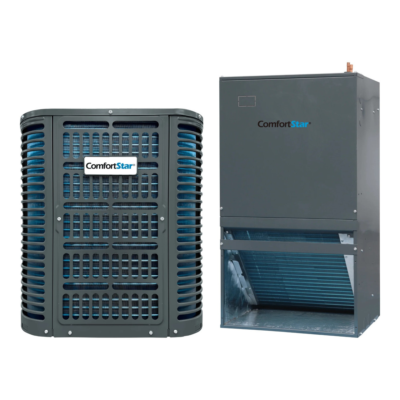 Comfortstar BAR6 3 Ton 14.3 SEER2 Air Conditioner Split System with Wall-Mounted Front Return Air Handler with ECM Motor R454B