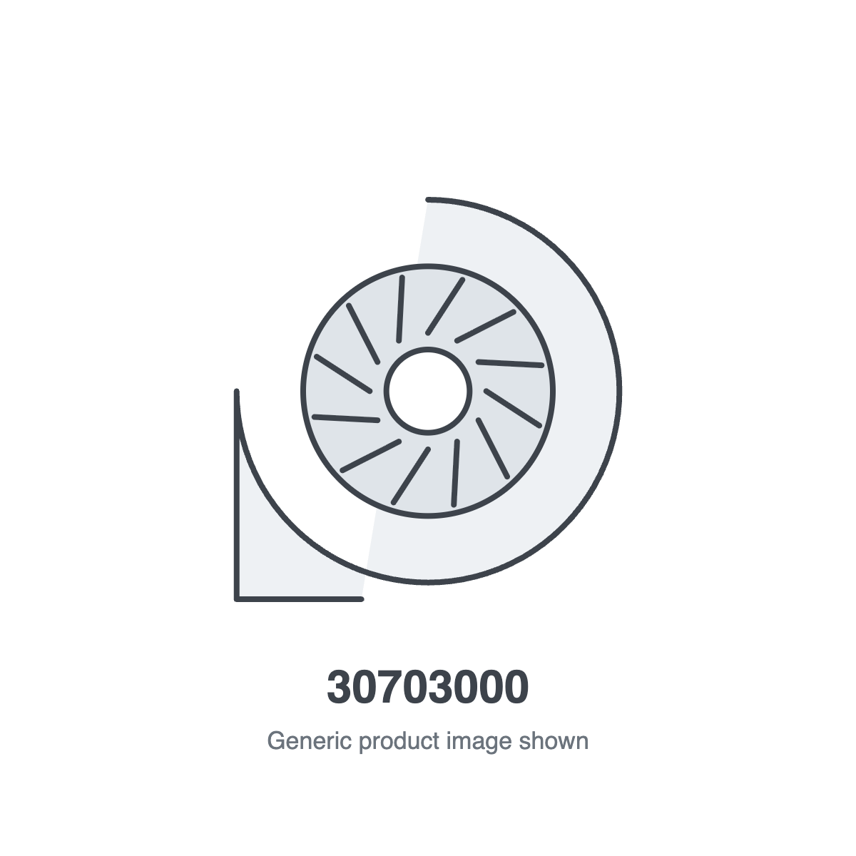Sunstar 30703000 Combustion Blower & Motor Assembly - generic product illustration