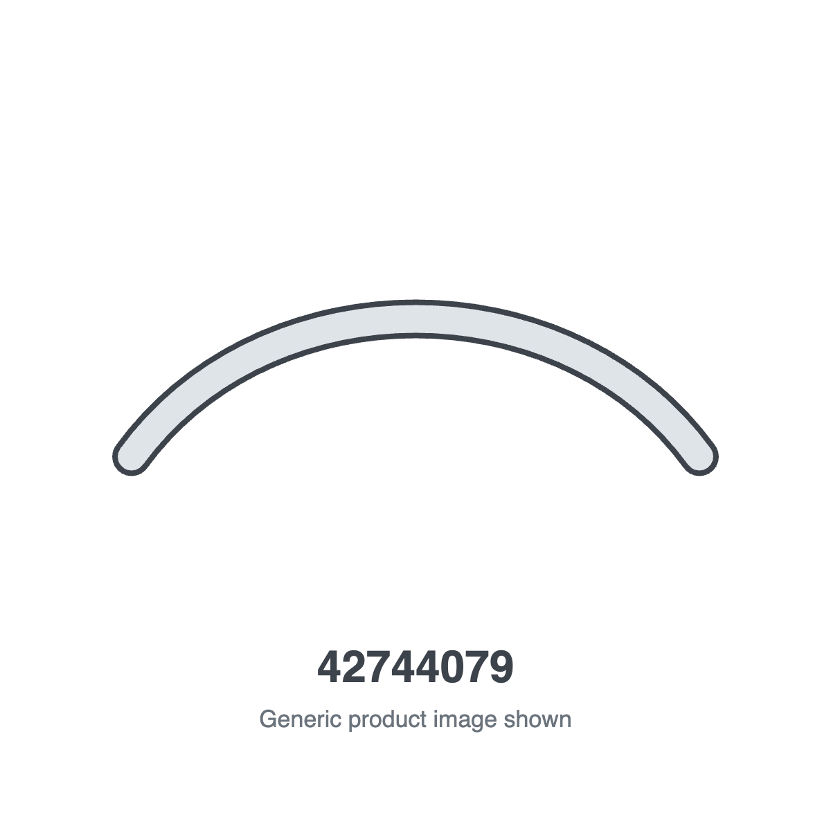 Sunstar 42744079 Air Sensing Tube Assembly 1/4" OD Straight - generic product illustration
