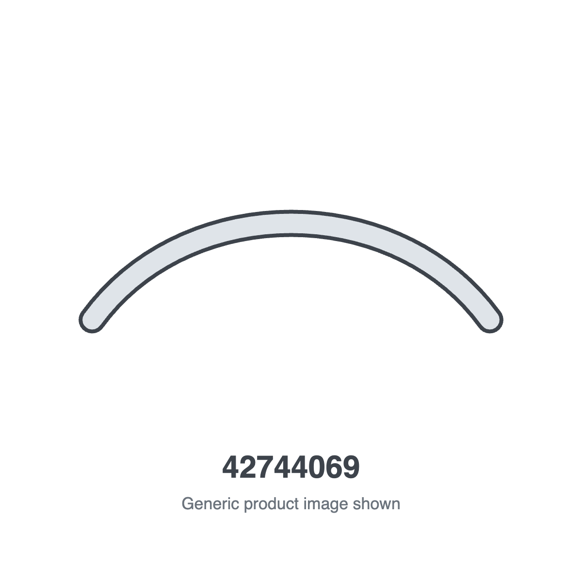Sunstar 42744069 Air Sensing Tube Assembly 1/4" OD 90 Degree Bend - generic product illustration