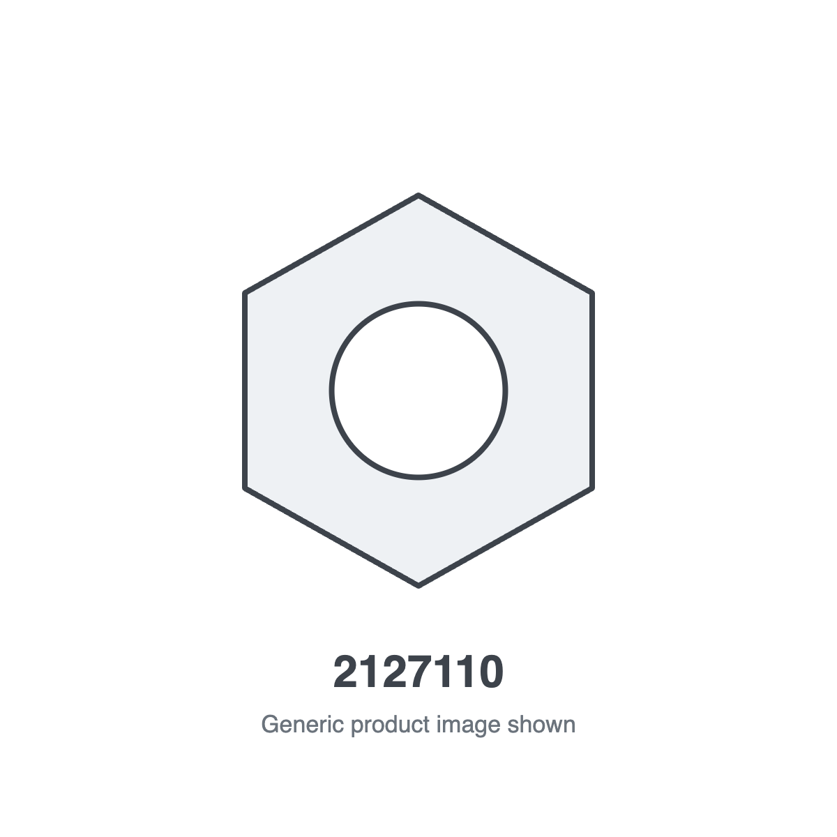 Sunstar 2127110 U-Bolt Hex Nut - generic product illustration