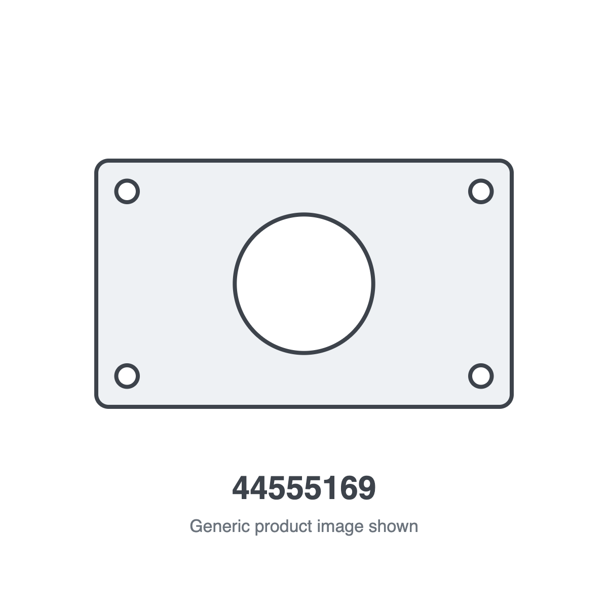 Sunstar 44555169 Rear Burner Access Plate (Painted) - generic product illustration