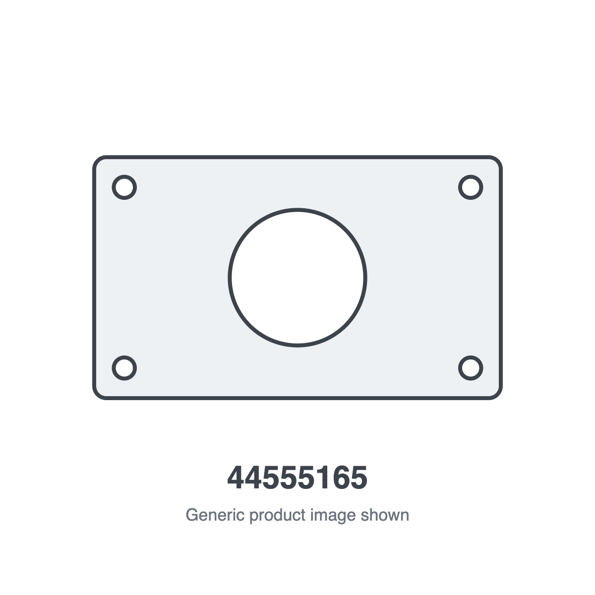 Sunstar 44555165 Rear Burner Access Plate - generic product illustration