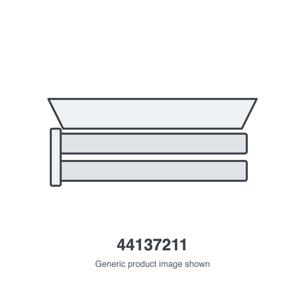 Sunstar 44137211 40' U-Tube Body Package - Stainless 409/Aluminized Tubes with Aluminum Reflectors - generic product illustration