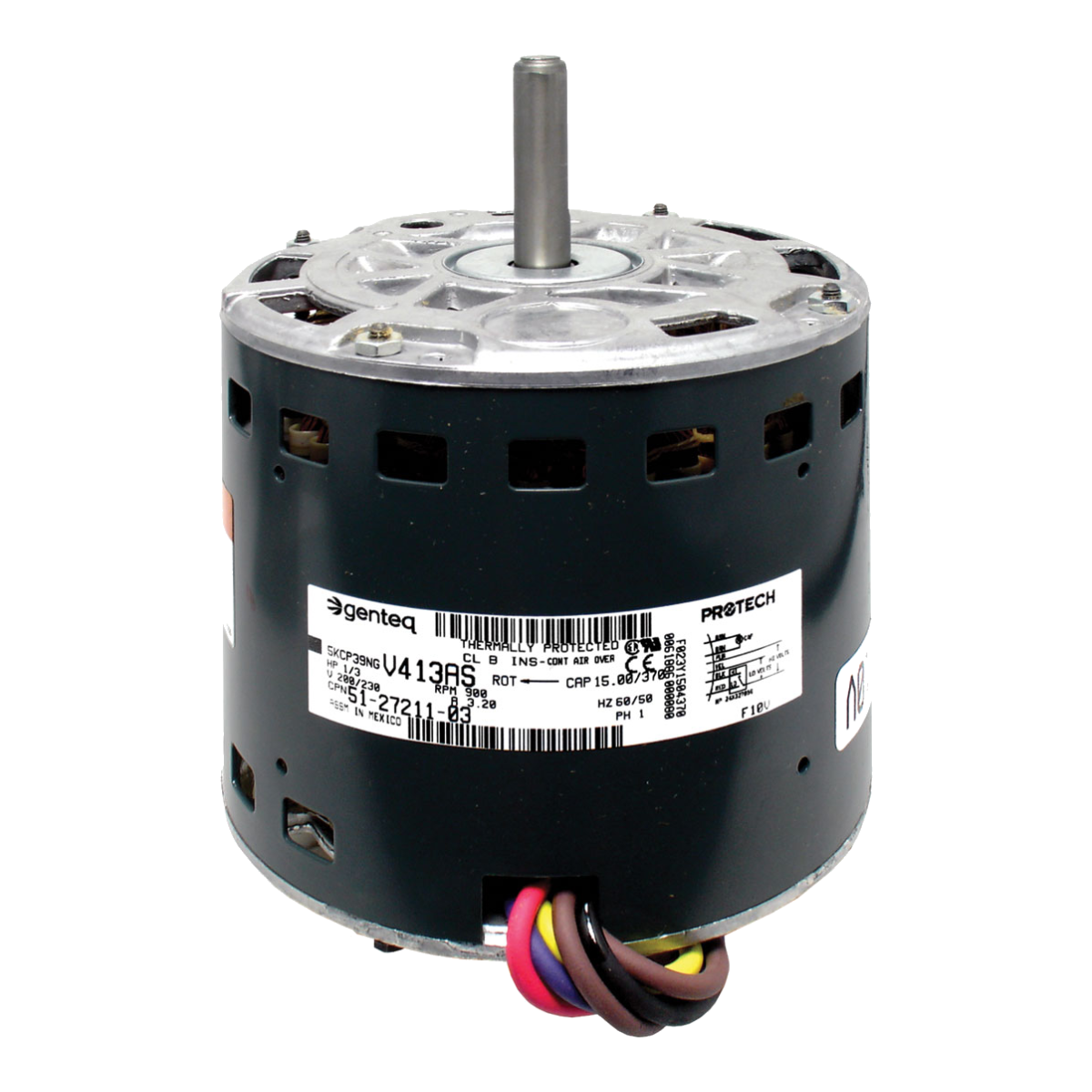 ProTech 1/3 HP Direct Drive Blower Motor - 208-230V, 825 RPM, 2-Speed, CCW – 51-27211-03